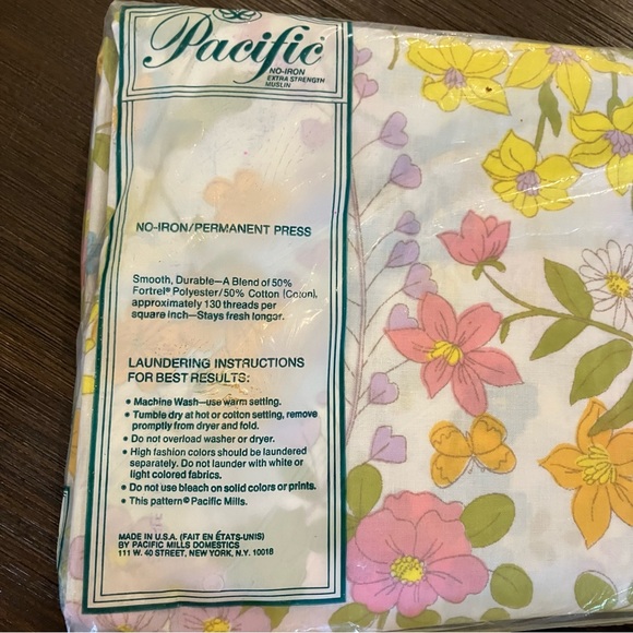 Retro Floral Full Size Sheet Set - Picture 6 of 6